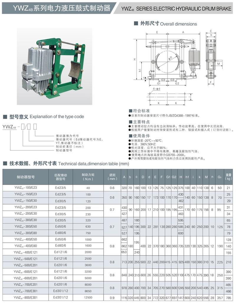 YWZ4B电力液压制动器1